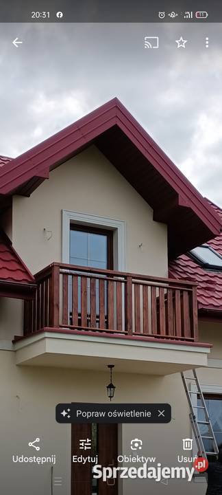 Wieszaki na ubrania balustrady i inne Garwolin