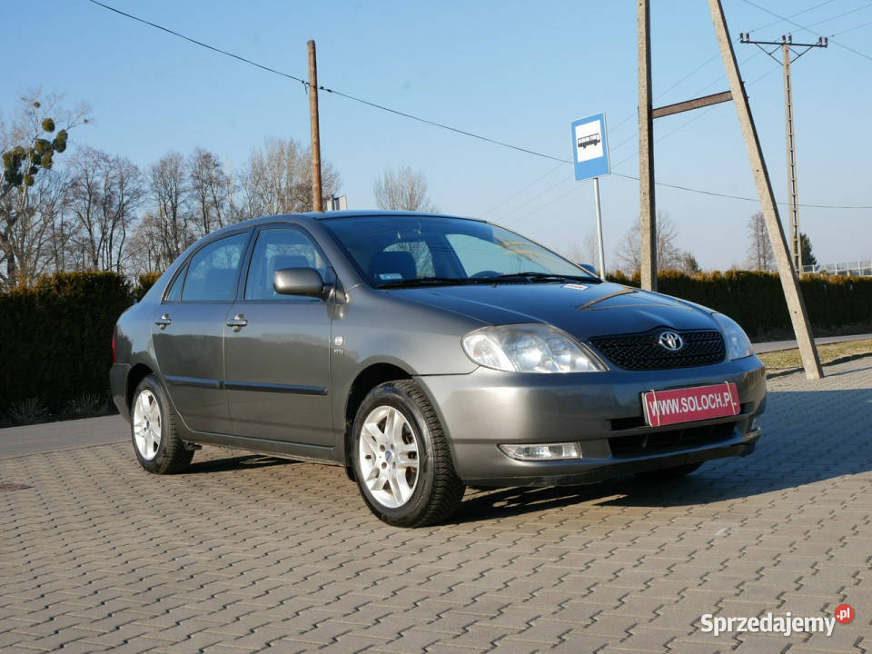 Toyota Corolla 16 VVTi 16V 110 Sedan Krajowy grafitowy Goczałkowice-Zdrój