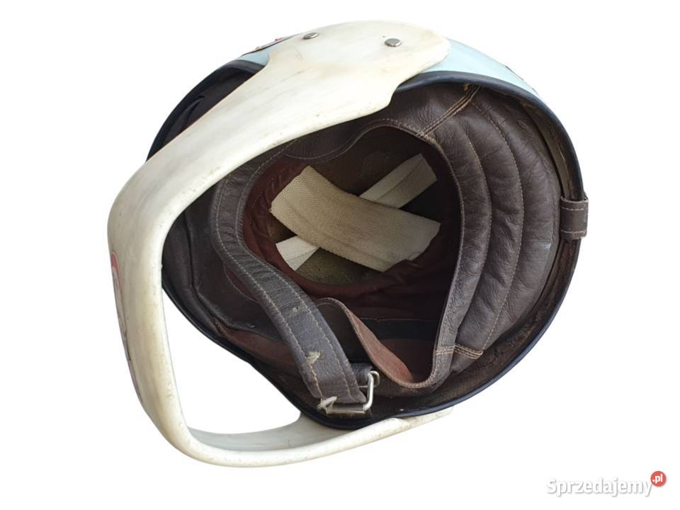 Stary kask orzeszek motocyklowy Czechosłowacja śląskie Cieszyn
