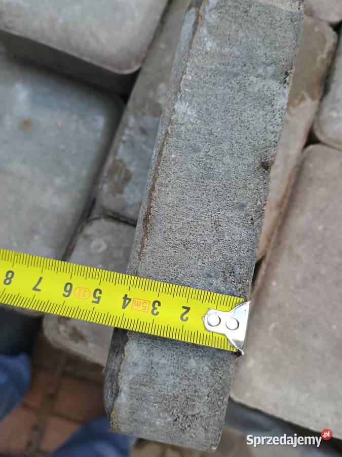 Kostka brukowa betonowa szara Polbruk Nostalit Chrzanów