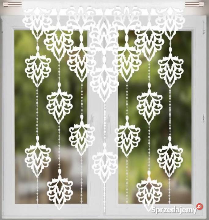Firany Makrama zazdrostka komplet firan do Katowice