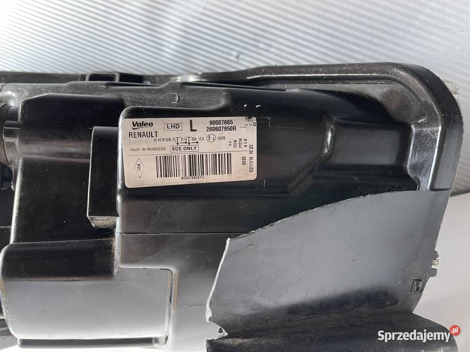 DACIA LODGY LEWA LAMPA PRZÓD wielkopolskie Ostroróg