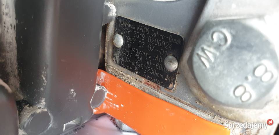 Piła przecinarka bruzdownica k 4000 Husqvarna Dom i Ogród opolskie Namysłów