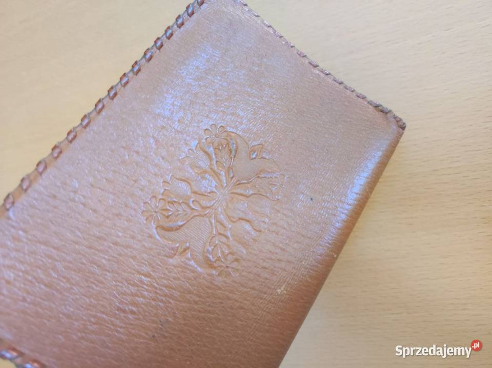Portfel męski skórzany góralski vintage skóra świętokrzyskie Kielce