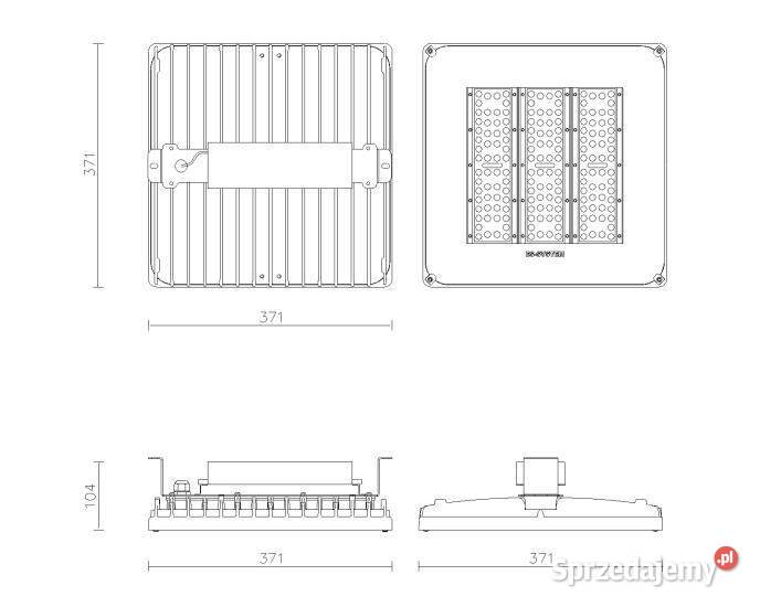 Oprawa Cyberia FX LIGHT 371LED 840 śląskie