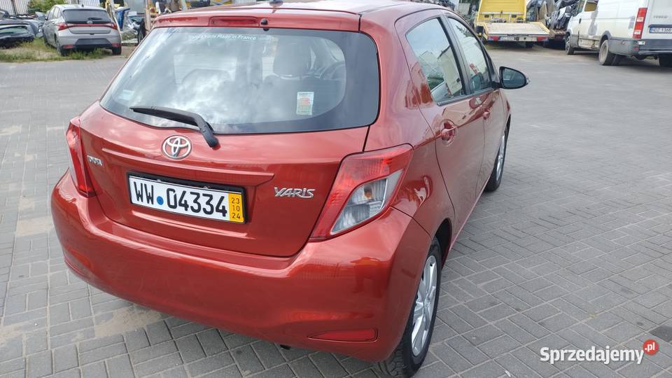 TOYOTA YARIS III 10 klimatyzacja ładna zadbana Działdowo