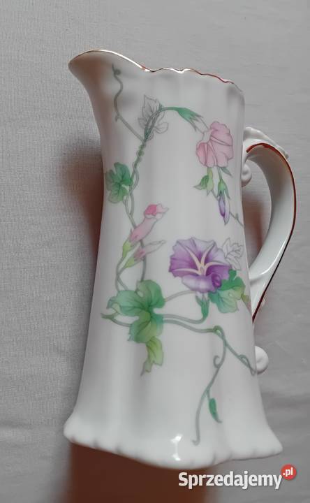 Secesyjny mlecznik porcelana śląska przełom XIX Koźminek