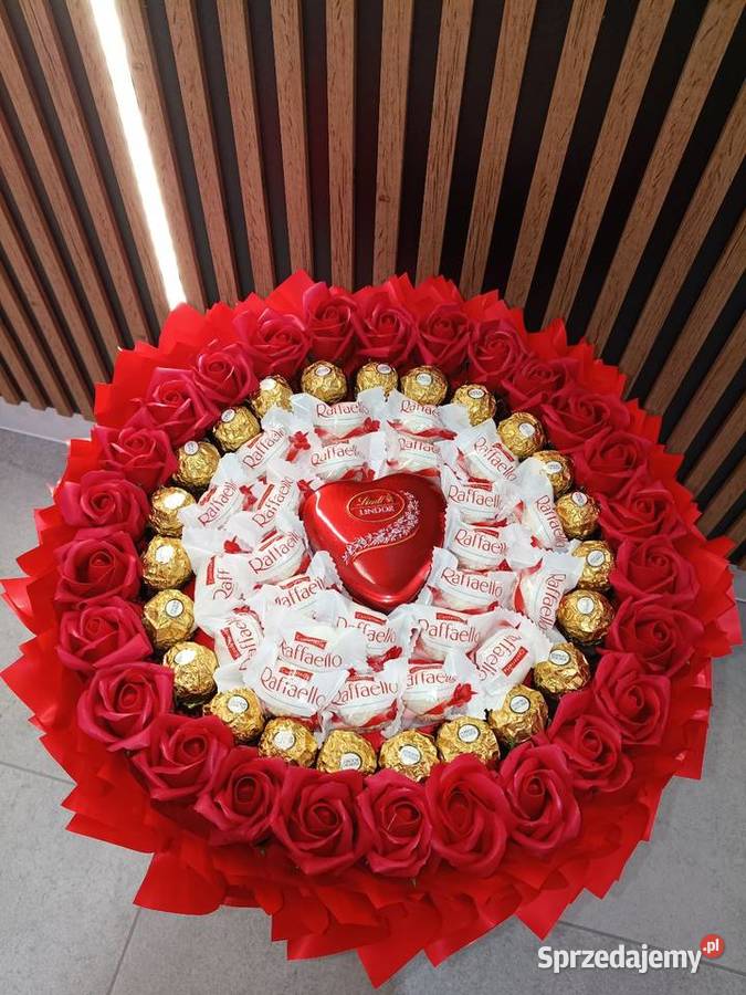 Słodki bukiet Prezent na Ślub Urodziny Dzień Słupca