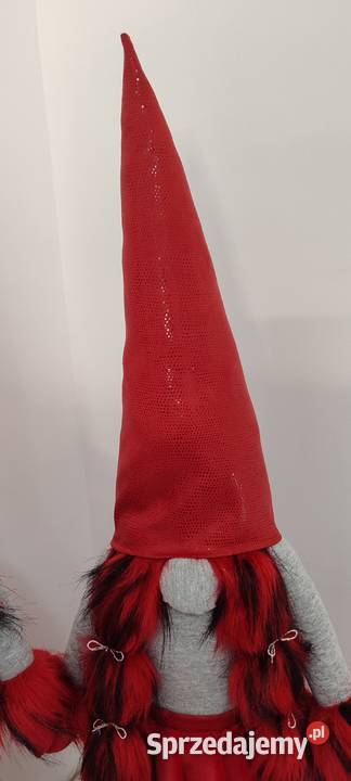 Skrzaty świąteczne para czerwony siwy Lipnica sprzedam