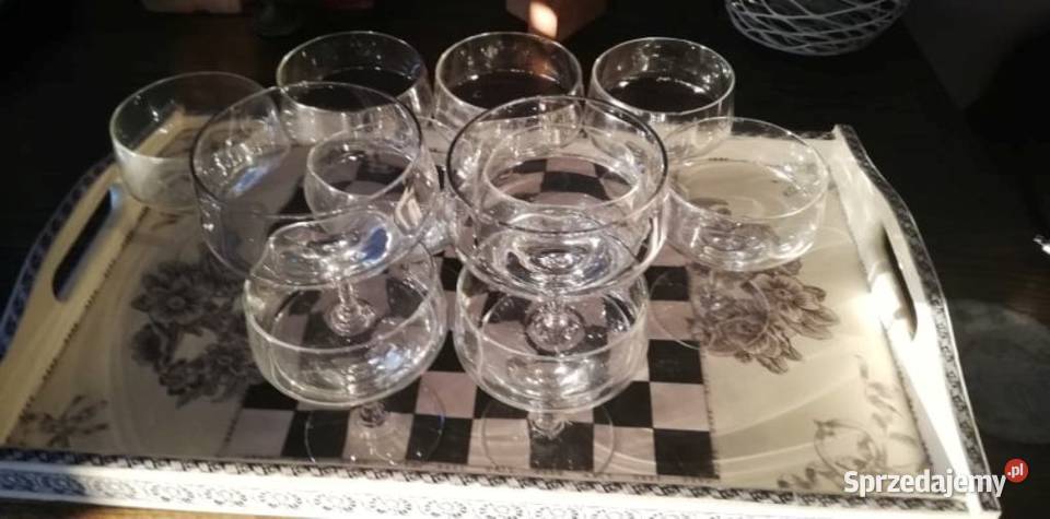 Kieliszki do szampana margarity orzeźwiających Porcelana i szkło mazowieckie sprzedam