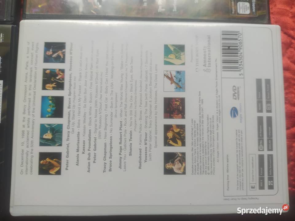 Muzyka The Paris Concert for Amnesty DVD świętokrzyskie Kazimierza Wielka