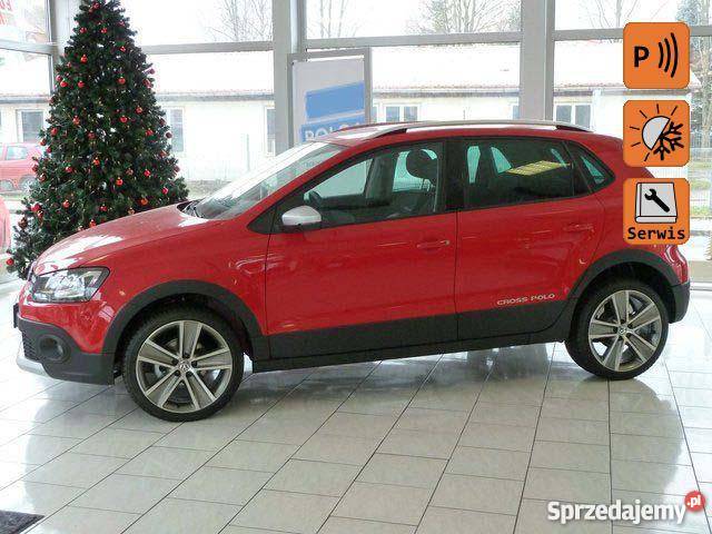 Volkswagen Polo czerwony serwisowany w ASO Gdynia