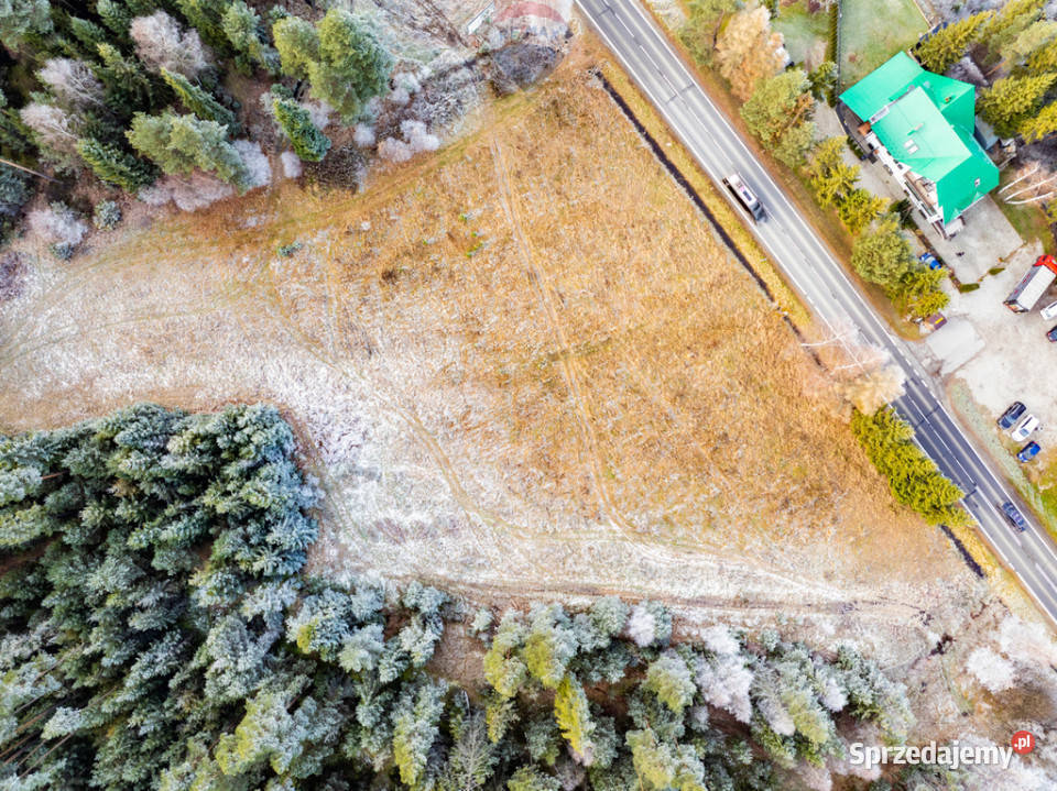 Działka głównej drodze w Harklowej małopolskie Harklowa