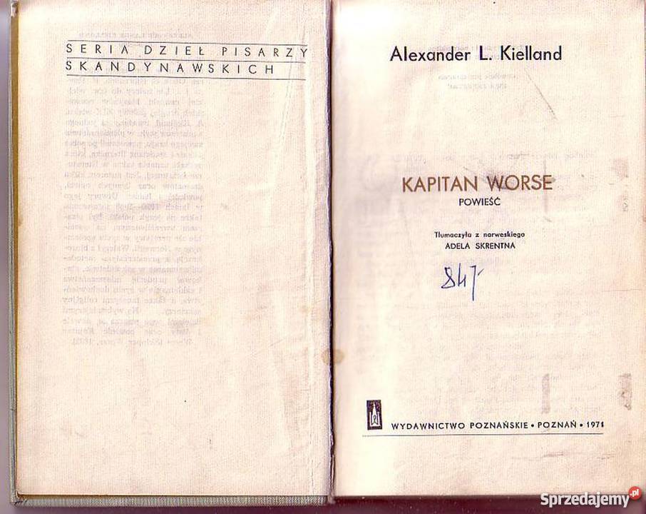 0621 KAPITAN WORSE ALEXSANDER L KIELLAND Czyrna