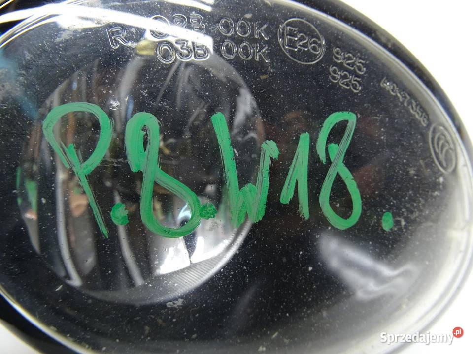 LAMPA HALOGEN PRZECIWMGIELNY PRAWY 5K0941700 VW małopolskie