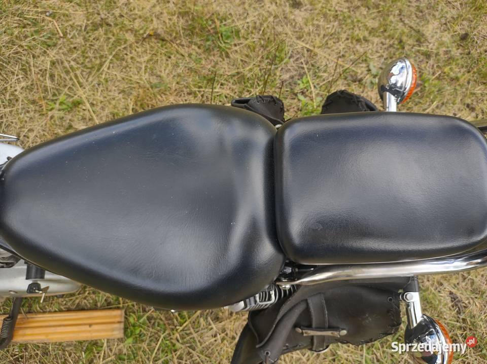 Yamaha virago 1 GR Chopper szyba skorzane sakwy Wólka Łękawska