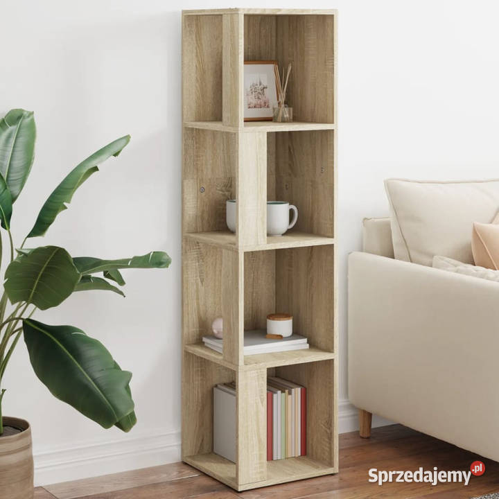 Szafka narożna dąb sonoma 33x33x132 WM809038 Pozostałe