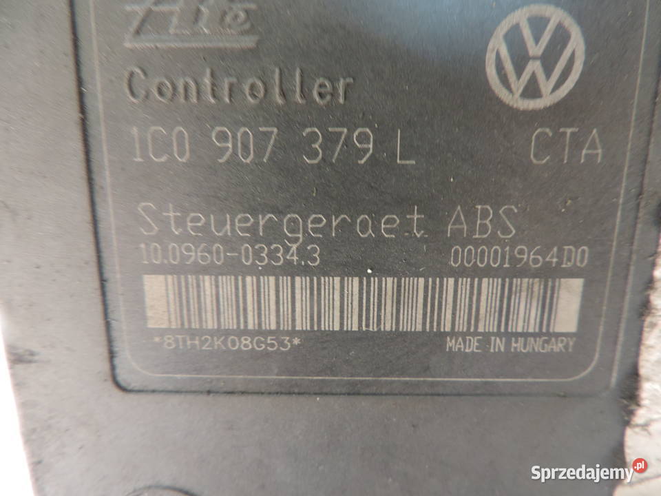 VW SEAT TOLEDO 2 SKODA AUDI POMPA ABS 1C0907379L Rok produkcji 2002 Nowy Sącz