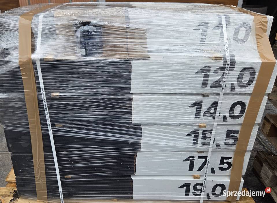 Słupek kilometrażowy oznaczeniowy treść Ulanów