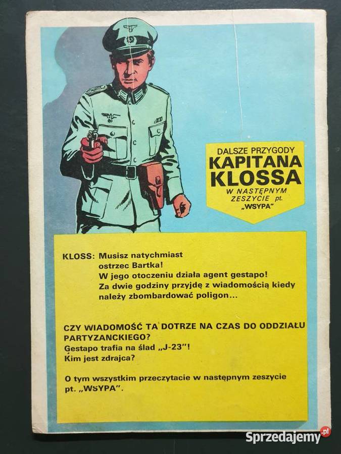 Kapitan Kloss Agent J23 1 wydanie II 1983 Gdynia