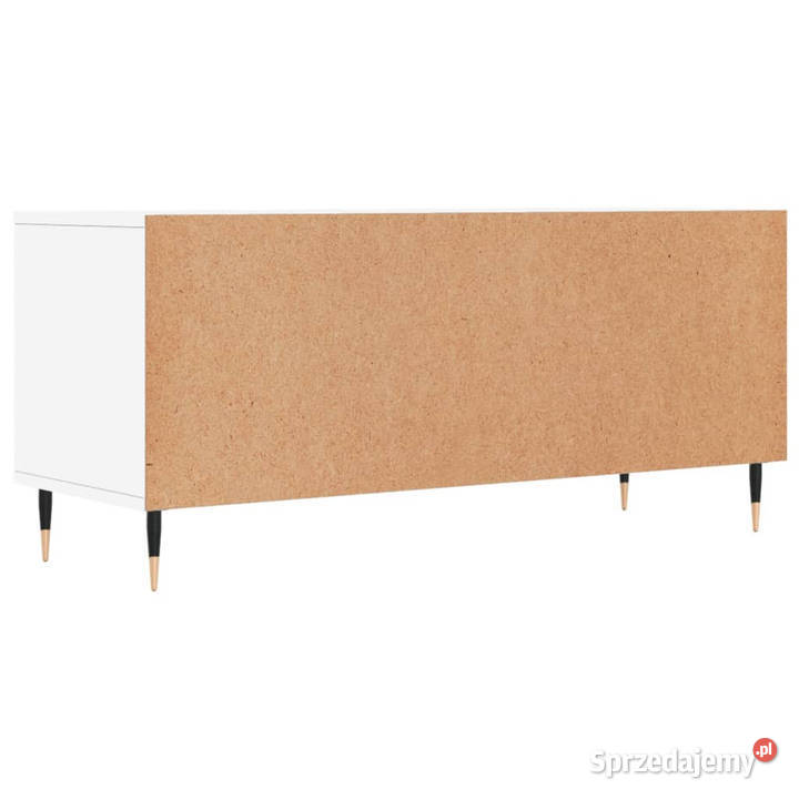 Szafka pod TV biała 100x345x445 materiał Warszawa