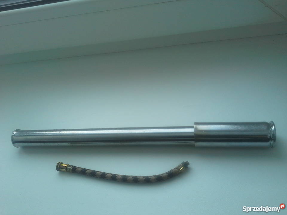 Pompka Romet chromowana 32 z wężykiem PRLRower Bydgoszcz