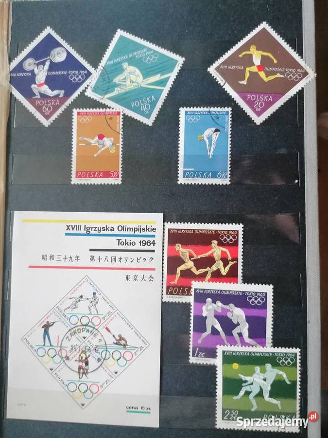 Album ze znaczkami nowymi i z pieczątkami lata Filatelistyka Kraków sprzedam