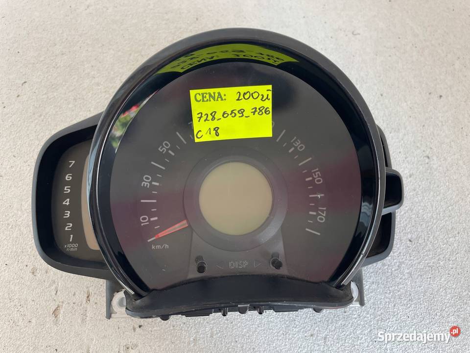 LICZNIK ZEGARY CITROEN C1 TOYOTA AYGO PEUGEOT Warszawa