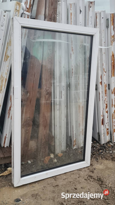 OKNA KacprzaK Witryna 77x125 FIX Używany PCV Siedlce