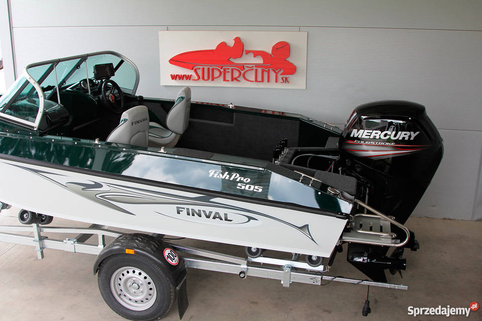 Sprzedam lodz Finval 505 FishPro SP mazowieckie Oleśnica sprzedam