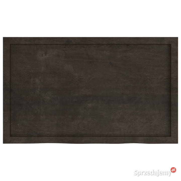 Półka ciemnobrązowa 100x60x24 wykończone drewno Warszawa