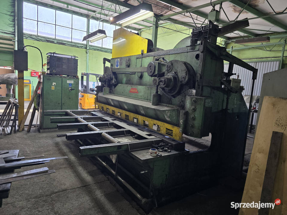 Nożyce gilotynowe gilotyna hydrauliczna do blach nie