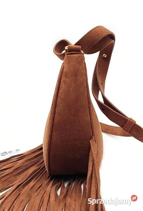 Modna Torebka z Frędzlami Listonoszka do