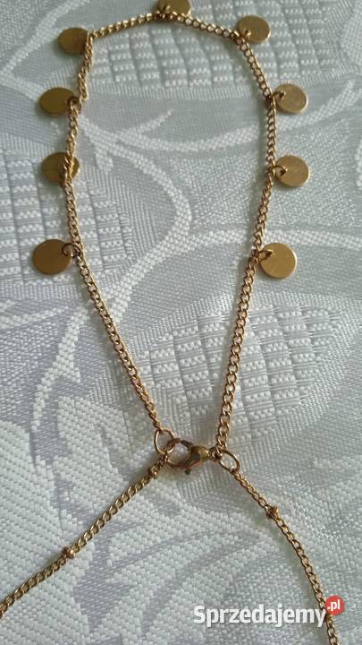 FINEZYJNA NOWA POZŁACANA BRANSOLETKA