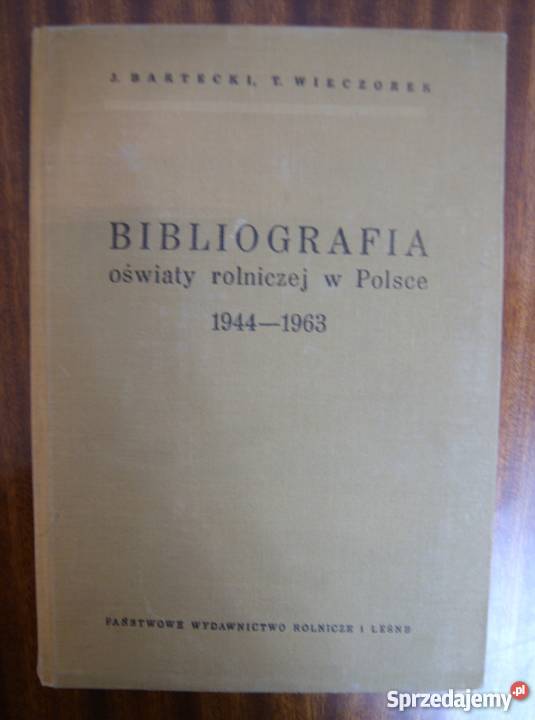 Bartecki Wieczorek Bibliografia oświaty Parczew