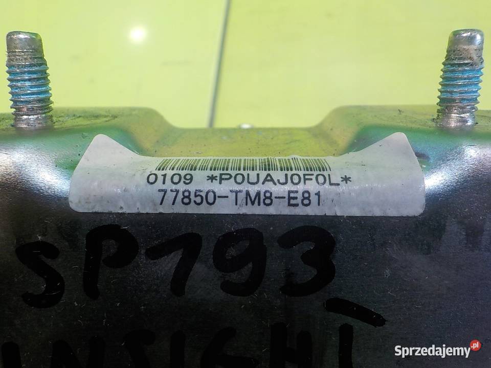 HONDA INSIGHT II 13 IMA 5D AIRBAG poduszka osobowe Suków