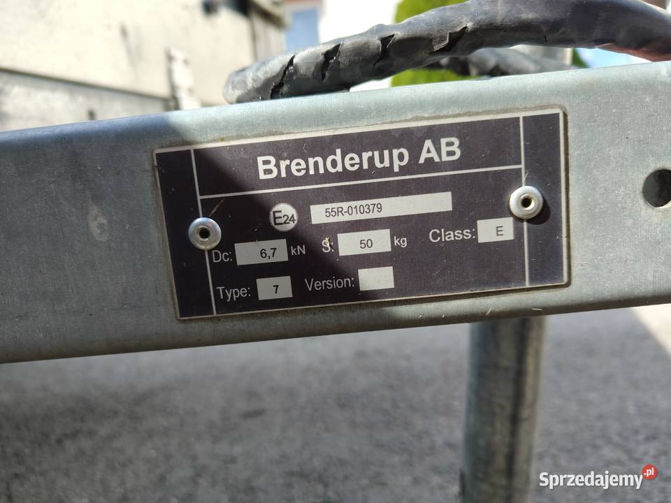 Przyczepka jednoosiowa BRENDERUP sprzedam