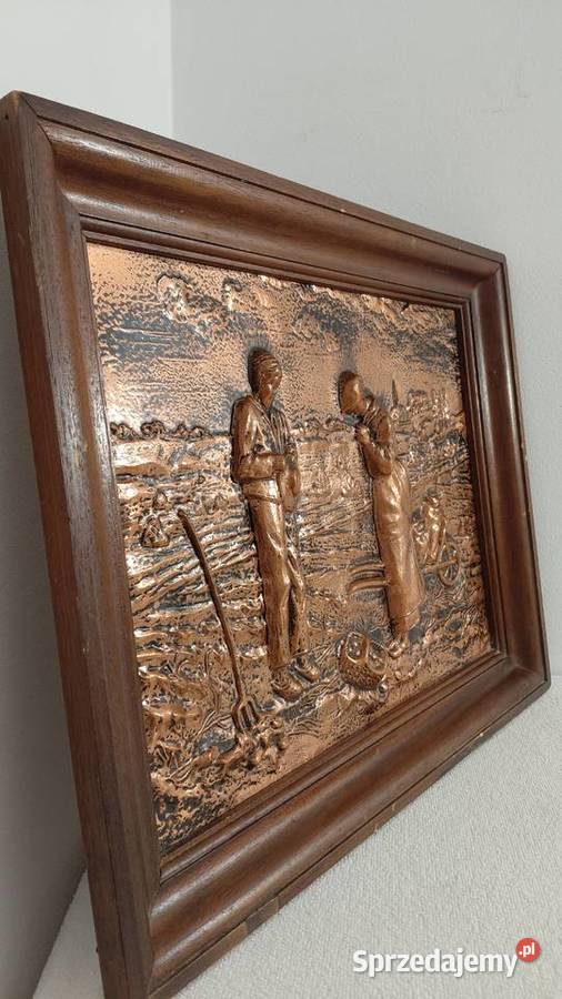 Płaskorzeźba Anioł Pański Antyki, Sztuka, Kolekcje Krzykawa sprzedam