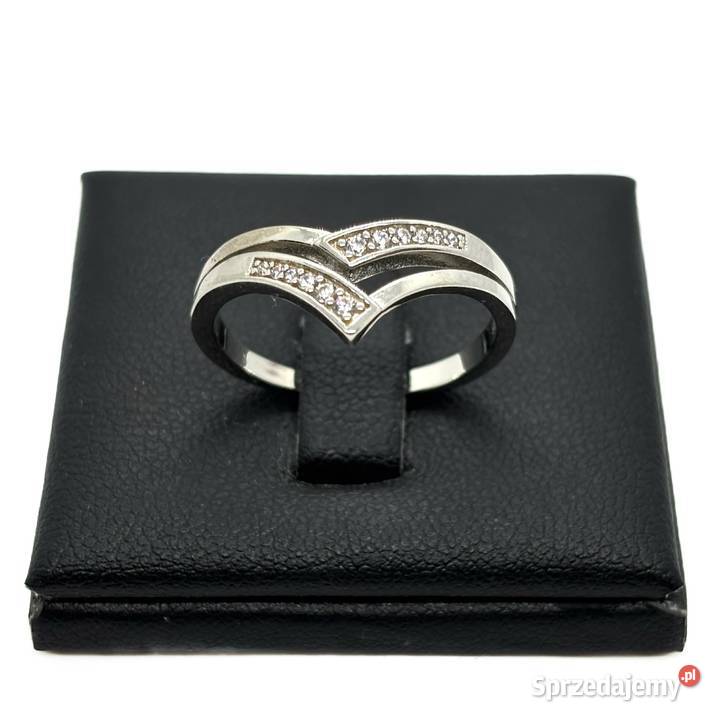 Nowy Srebrny Rodowany Pierścionek Próby 925 293g Elbląg sprzedam