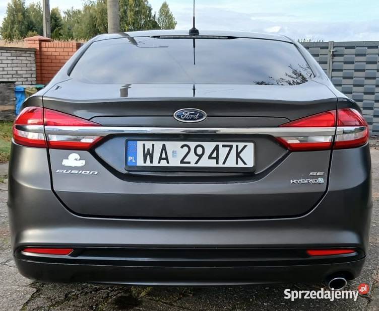 Ford Fusion 20 HYBRYDA 2017 zimowe opony Rok produkcji 2017 Fusion