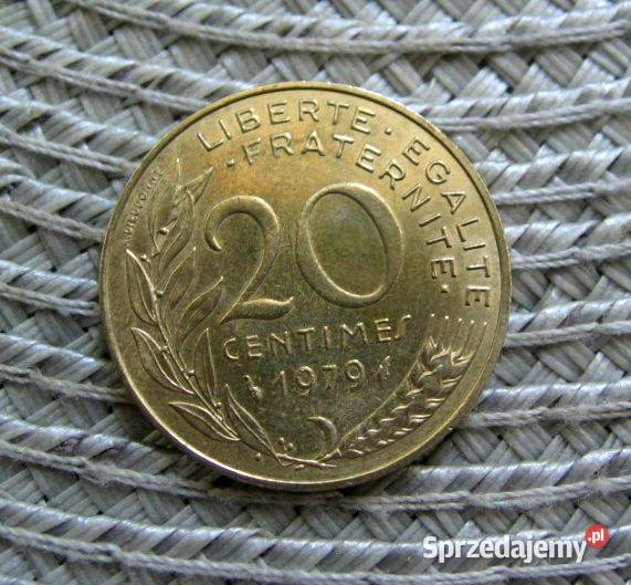 Francja 20 Cenyimów 1979r Kalisz