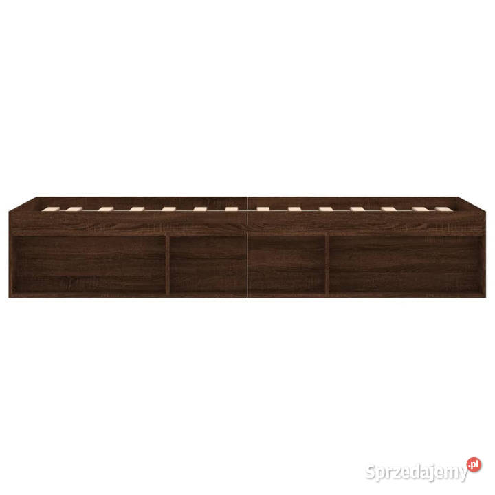 Rama łóżka brązowy dąb mała pojedyncza 75x190 sprzedam