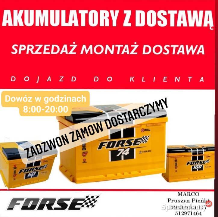Akumulator Topla Siedlce 12v45ah 12v120ah FORSE sprzedam