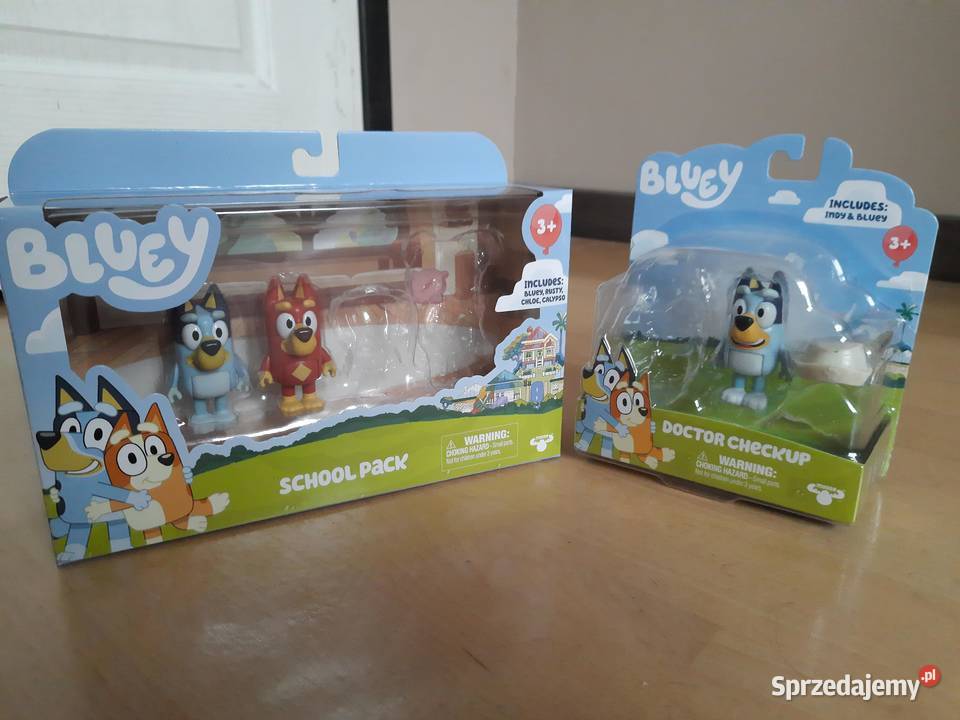 Bluey figurki Ryżyk Blue oryginalne Moose Toys wielkopolskie