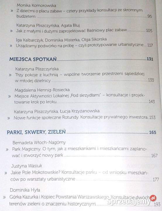 Konsultacje społeczne 24 inspiracje z Warszawy Rok wydania 2019 lubelskie Chełm