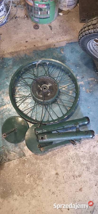 Koło przód golenie oś hamulec bęben MZ ETZ 125 Frednowy