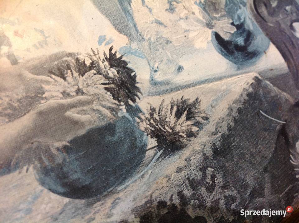 Stary Obraz Obrazek Arenz 1908 Sygnowany Nowa Sól sprzedam