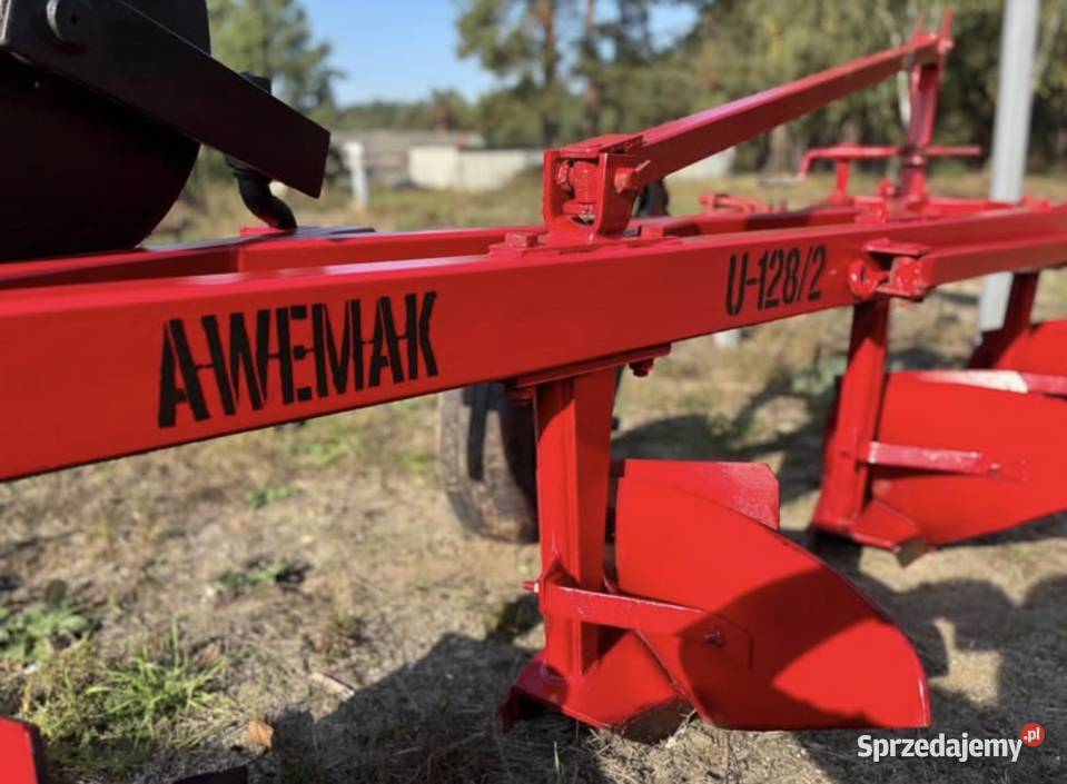 Pług 4 skibowy zagonowy Awemak U1282 Polski Unia wielkopolskie Grodziec