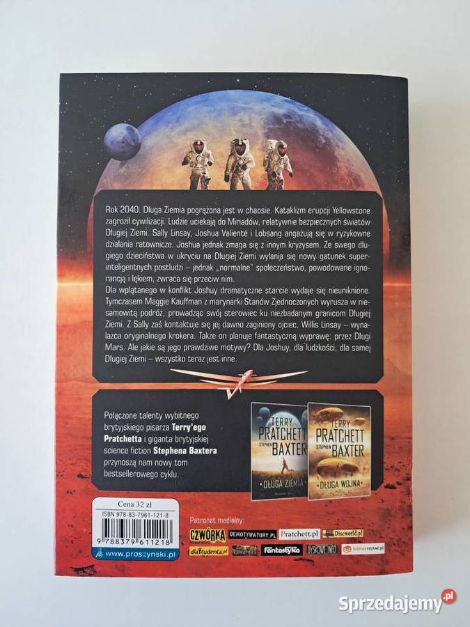 Książka Długi Mars T Pratchett S Baxter do ISBN 9788379611218 Proza i poezja Kraków