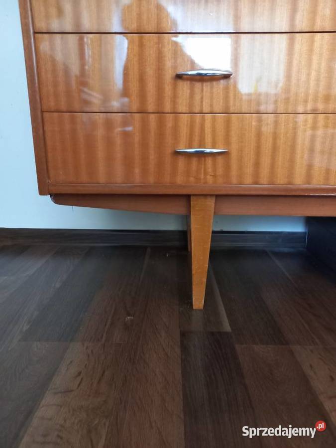 komoda z nadstawką prl moder vintage lata 60 70 Gdańsk